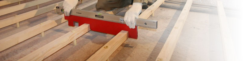 Пристрій дерев'яної підлоги на лагах або балках перекриття - нескладно зробити на дачі своїми руками