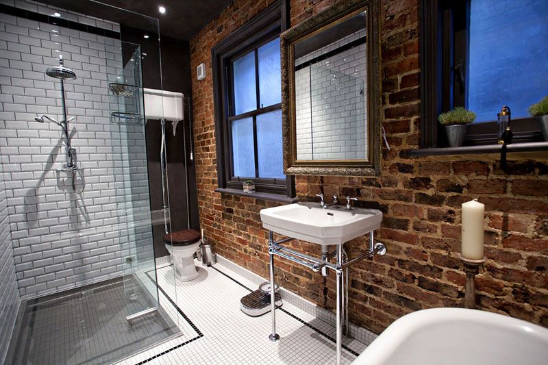 Лофт - мінімум оздоблювальних матеріалів   Стиль - від робочих квартир до розкішних будинків   Незалежно від стилю, в ванній повинно бути хороше освітлення   Лофт - стиль на любителя